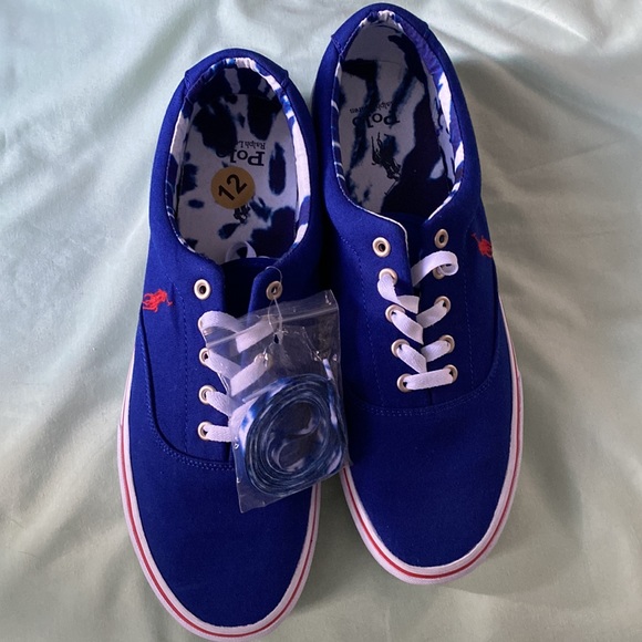 TODAY ONLY Polo Ralph Lauren 12 men canvas sneakers - Picture 7 of 9